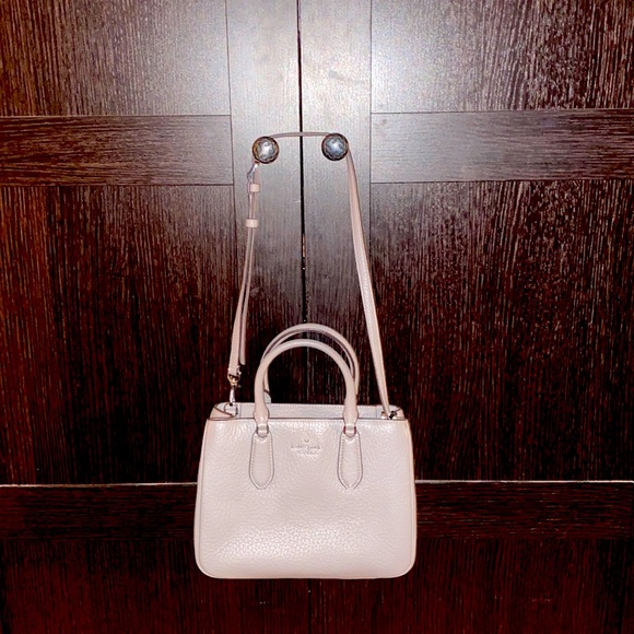 kate spade Handbags - Kate Spade gray leather satchel handbag